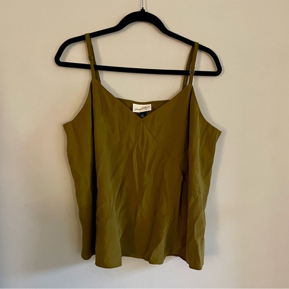 NWT Universal Thread Green Spaghetti Straps Camisole Top Women’s Size XXL - Picture 2 of 8